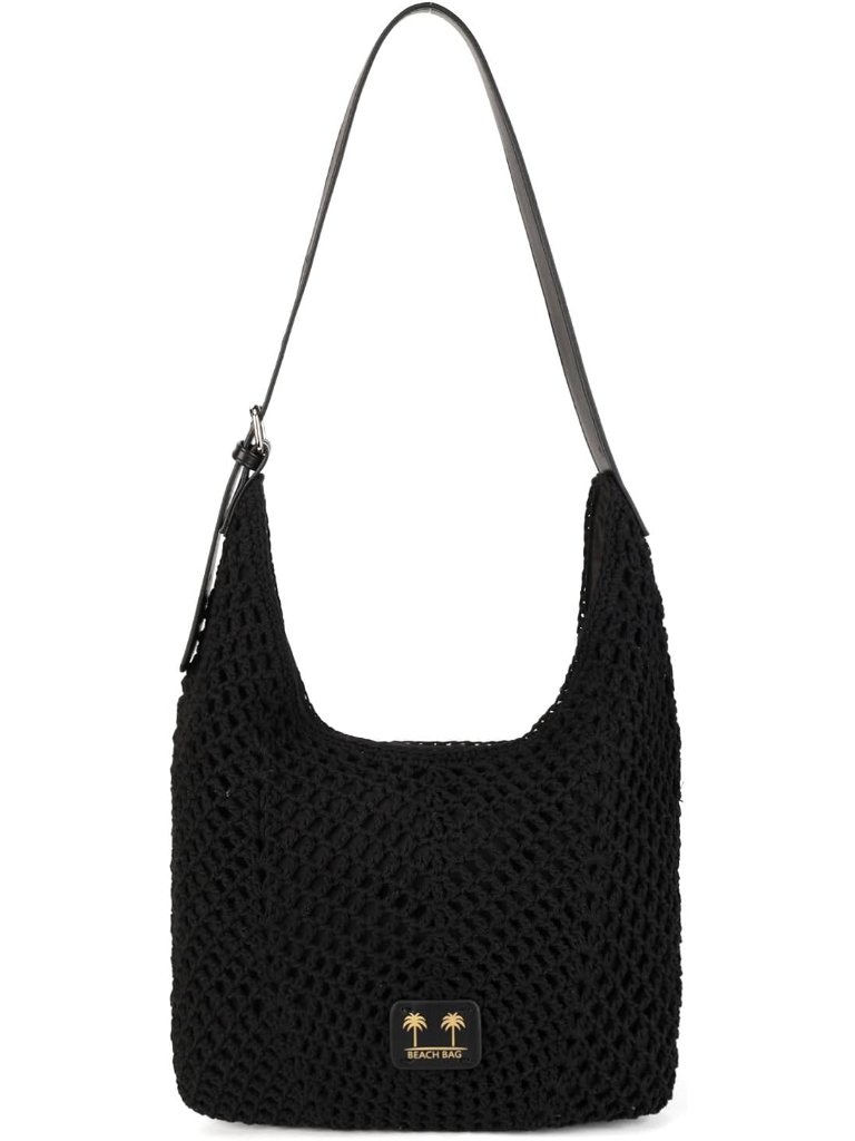 Womens Boho Straw Purses Summer Beach Shoulder Bags With Crochet